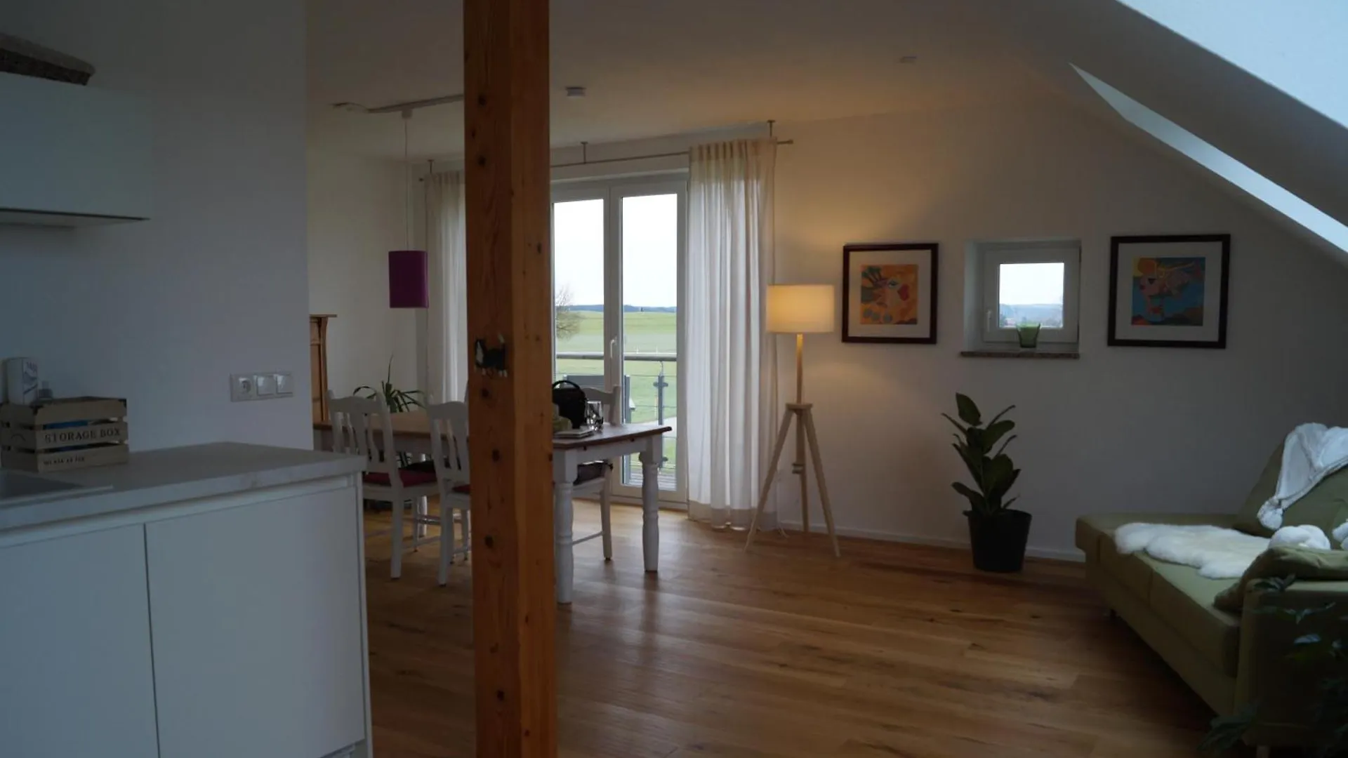 Ferienwohnung Unterm Dach Mit Alpenblick Ruderatshofen Apartment