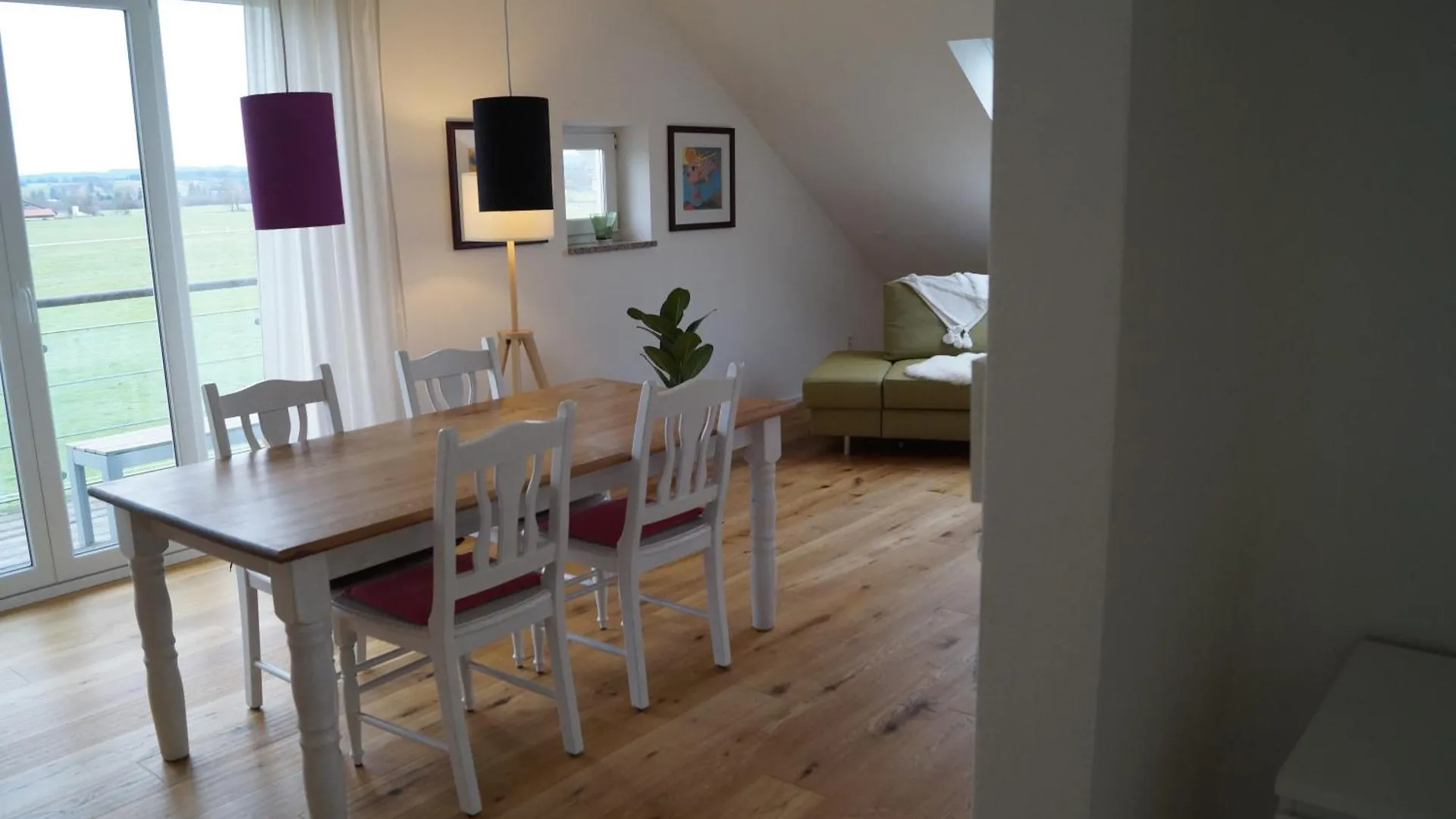 Ferienwohnung Unterm Dach Mit Alpenblick Ruderatshofen